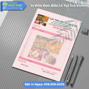 Báo giá In Hóa Đơn Bán Lẻ Tại Trà Vinh Theo Yêu Cầu, Hỗ Trợ Test Màu, Fort 80gsm, Thiết Kế Free, Giao Hàng Toàn Quốc