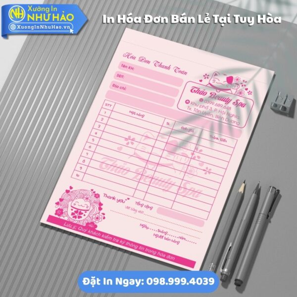 Giải Pháp In Hóa Đơn Bán Lẻ Tại Tuy Hòa Toàn Diện Cho Doanh Nghiệp, Kích Thước Đa Dạng, 1-3 Liên, Theo Yêu Cầu