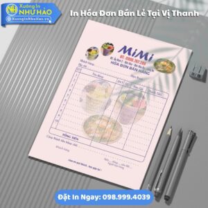 In Hóa Đơn Bán Lẻ Vị Thanh: Chất Lượng, Giá Tốt, Thiết Kế Miễn Phí - Xưởng Như Hảo