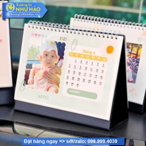 In Lịch Để Bàn Chữ A 2026 Theo Yêu Cầu - Xưởng Như Hảo: Chất Lượng, Giá Tốt, Hỗ Trợ Thiết Kế