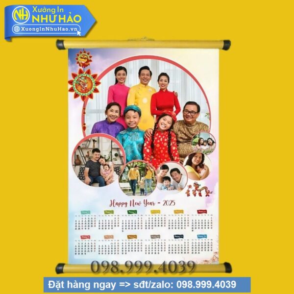 In Ảnh Lịch Treo Tường 2026: Quà Tết Ý Nghĩa, Thiết Kế Độc Quyền Tại Xưởng Như Hảo