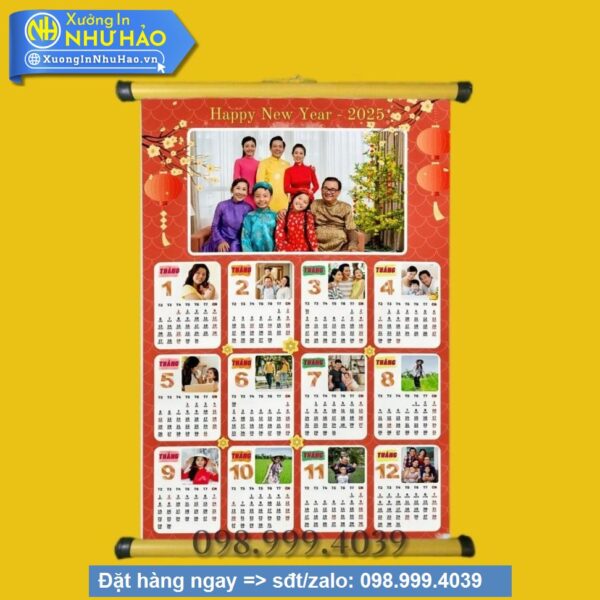 In Ảnh Lịch Treo Tường 2026: Quà Tết Ý Nghĩa, Thiết Kế Độc Quyền Tại Xưởng Như Hảo