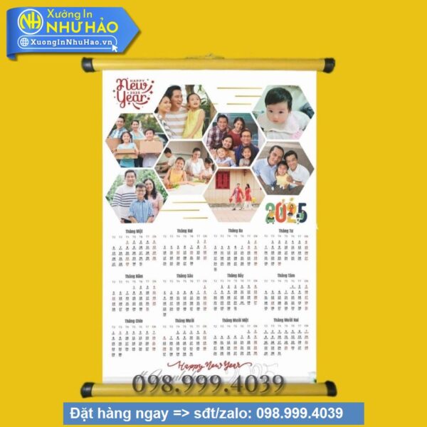In Ảnh Lịch Treo Tường 2026: Quà Tết Ý Nghĩa, Thiết Kế Độc Quyền Tại Xưởng Như Hảo