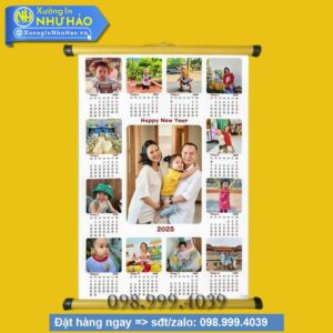 In Ảnh Lịch Treo Tường 2026: Quà Tết Ý Nghĩa, Thiết Kế Độc Quyền Tại Xưởng Như Hảo