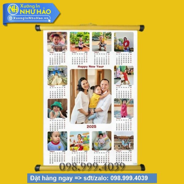 In Ảnh Lịch Treo Tường 2026: Quà Tết Ý Nghĩa, Thiết Kế Độc Quyền Tại Xưởng Như Hảo
