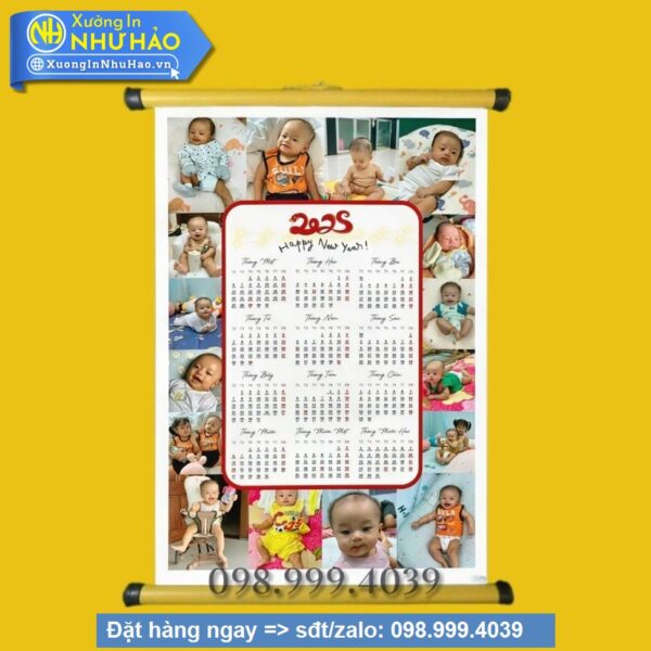 In Ảnh Lịch Treo Tường 2026: Quà Tết Ý Nghĩa, Thiết Kế Độc Quyền Tại Xưởng Như Hảo