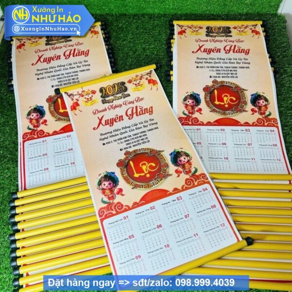 In Lịch Treo Tường Theo Yêu Cầu: Thiết Kế Độc Quyền, Lưu Giữ Khoảnh Khắc Gia Đình Ý Nghĩa