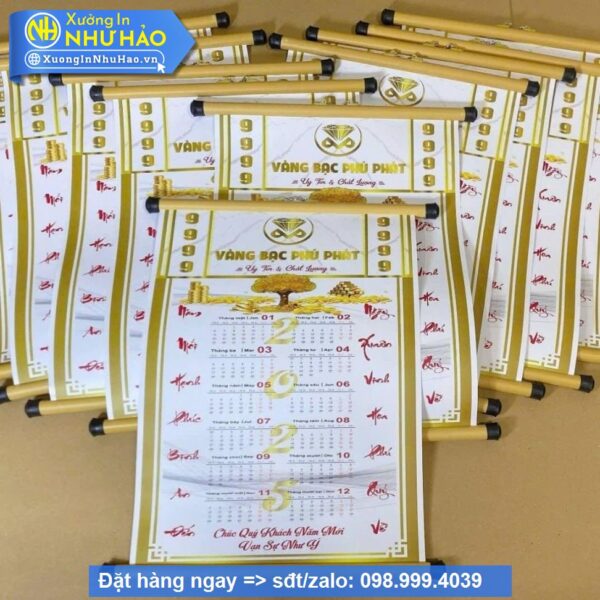 In Lịch Treo Tường Theo Yêu Cầu: Thiết Kế Độc Quyền, Lưu Giữ Khoảnh Khắc Gia Đình Ý Nghĩa