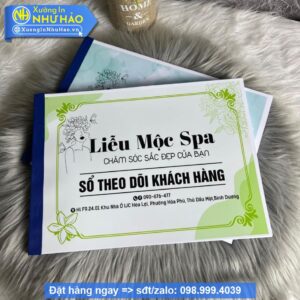 Đặt Làm In Sổ Theo Dõi Khách Hàng Theo Yêu Cầu, Báo Giá Nhanh, Chất Lượng Tại Xưởng In Như Hảo