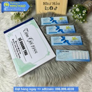 Đặt Làm In Sổ Theo Dõi Khách Hàng Theo Yêu Cầu, Báo Giá Nhanh, Chất Lượng Tại Xưởng In Như Hảo
