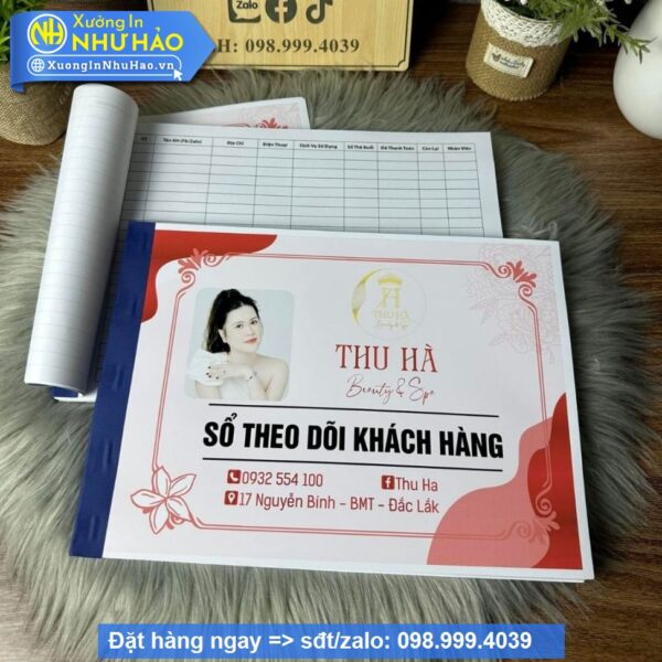 Đặt Làm In Sổ Theo Dõi Khách Hàng Theo Yêu Cầu, Báo Giá Nhanh, Chất Lượng Tại Xưởng In Như Hảo