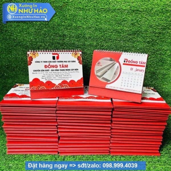 In Lịch Để Bàn Chữ A 2026 Theo Yêu Cầu - Xưởng Như Hảo: Chất Lượng, Giá Tốt, Hỗ Trợ Thiết Kế