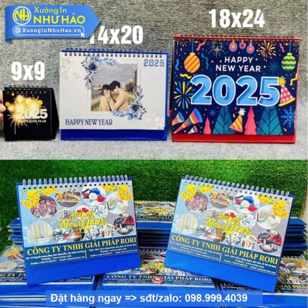 In Lịch Để Bàn Chữ A 2026 Theo Yêu Cầu - Xưởng Như Hảo: Chất Lượng, Giá Tốt, Hỗ Trợ Thiết Kế