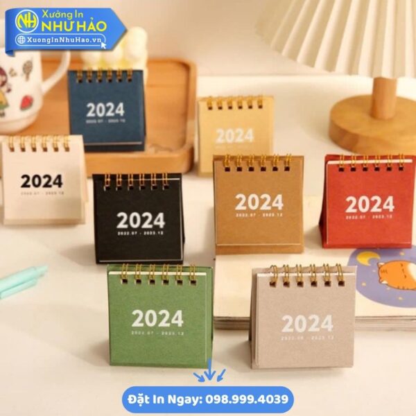 In Lịch Để Bàn Mini 2026: Thiết Kế Đẹp, Giá Tốt Tại Xưởng Như Hảo. Quà Tặng Doanh Nghiệp Ý Nghĩa