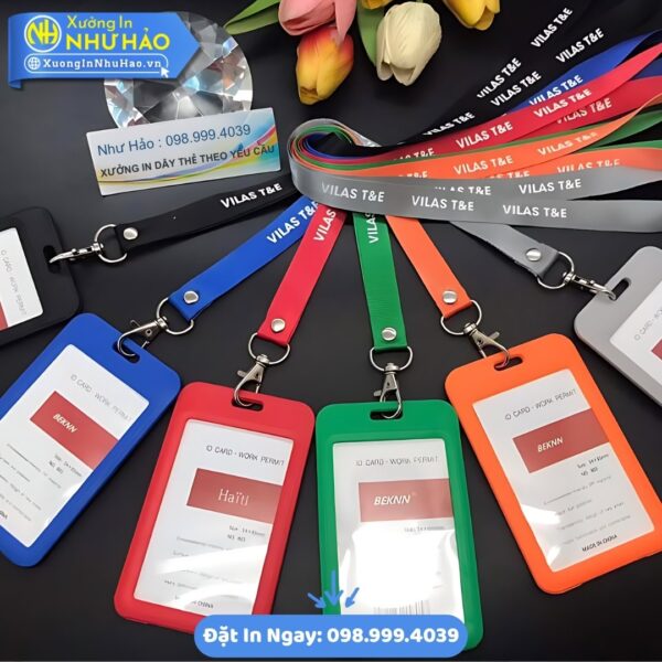 Thẻ Đeo Ban Tổ Chức, Sự Kiện Theo Yêu Cầu, In Ảnh Rõ Nét, PVC Cao Cấp