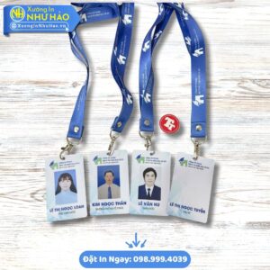 Thẻ Đeo Nhân Viên Theo Yêu Cầu Tại Như Hảo: Thiết Kế Đẹp, In Sắc Nét, Chất Lượng Cao