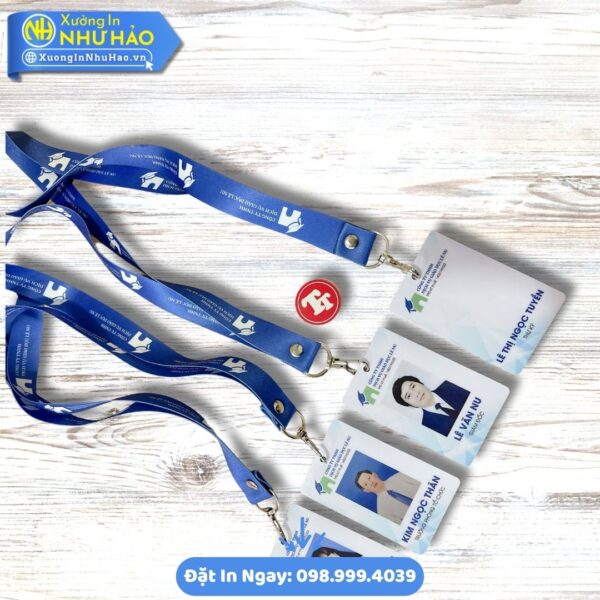 Thẻ Đeo Nhân Viên Theo Yêu Cầu Tại Như Hảo: Thiết Kế Đẹp, In Sắc Nét, Chất Lượng Cao