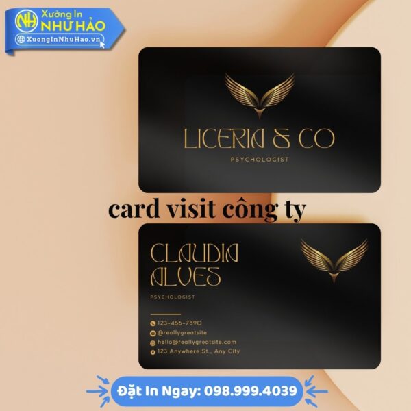 In Card Visit Công Ty Chuyên Nghiệp, Uy Tín tại Xưởng In Như Hảo – Thiết Kế Miễn Phí, Chất Liệu Cao Cấp, Giao Hàng Nhanh Toàn Quốc