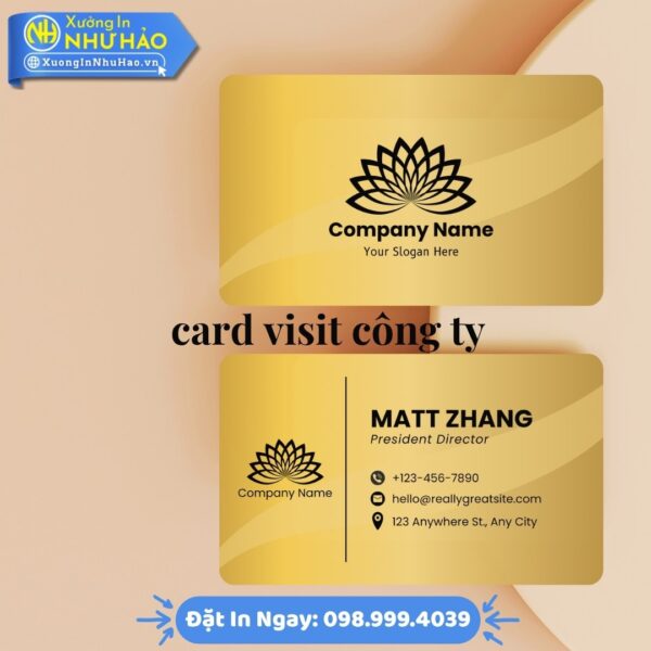 In Card Visit Công Ty Chuyên Nghiệp, Uy Tín tại Xưởng In Như Hảo – Thiết Kế Miễn Phí, Chất Liệu Cao Cấp, Giao Hàng Nhanh Toàn Quốc