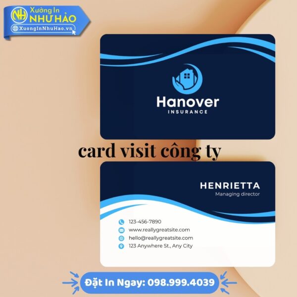 In Card Visit Công Ty Chuyên Nghiệp, Uy Tín tại Xưởng In Như Hảo – Thiết Kế Miễn Phí, Chất Liệu Cao Cấp, Giao Hàng Nhanh Toàn Quốc