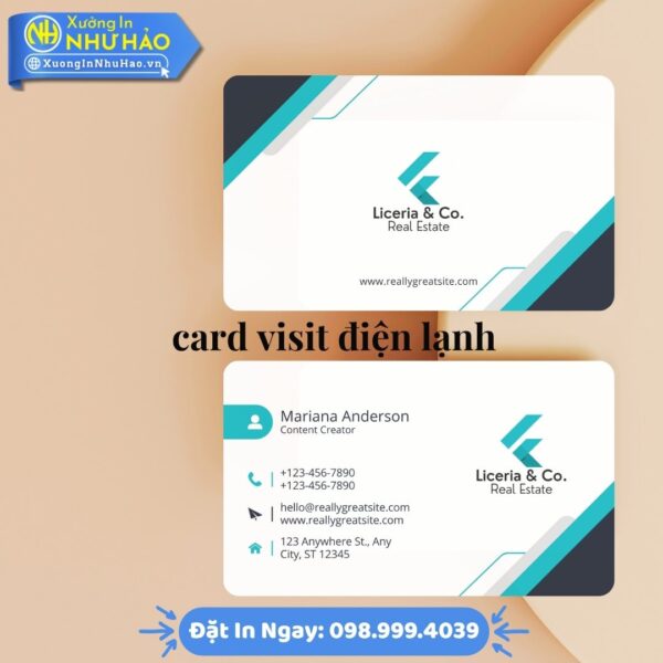 Địa Chỉ In Card Visit Điện Lạnh Uy Tín Toàn Quốc Tại Xưởng In Như Hảo: Chất Liệu Giấy, Nhựa PVC Bền Đẹp, Giá Hấp Dẫn