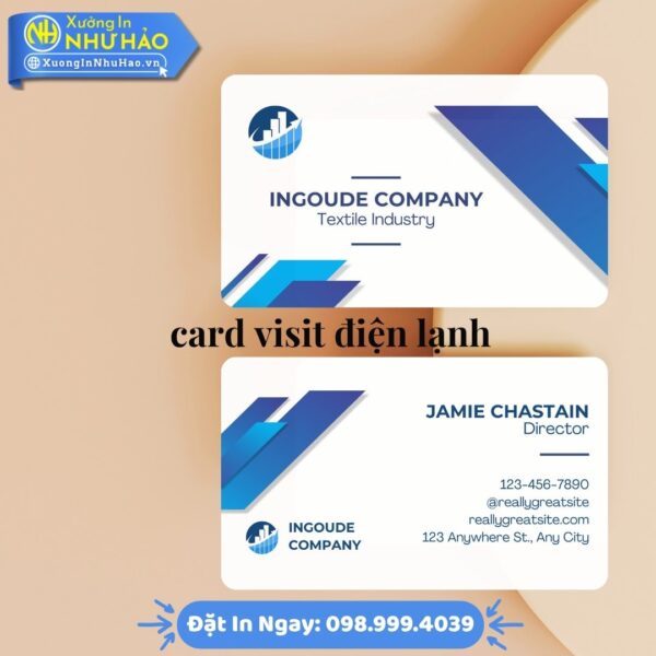 Địa Chỉ In Card Visit Điện Lạnh Uy Tín Toàn Quốc Tại Xưởng In Như Hảo: Chất Liệu Giấy, Nhựa PVC Bền Đẹp, Giá Hấp Dẫn