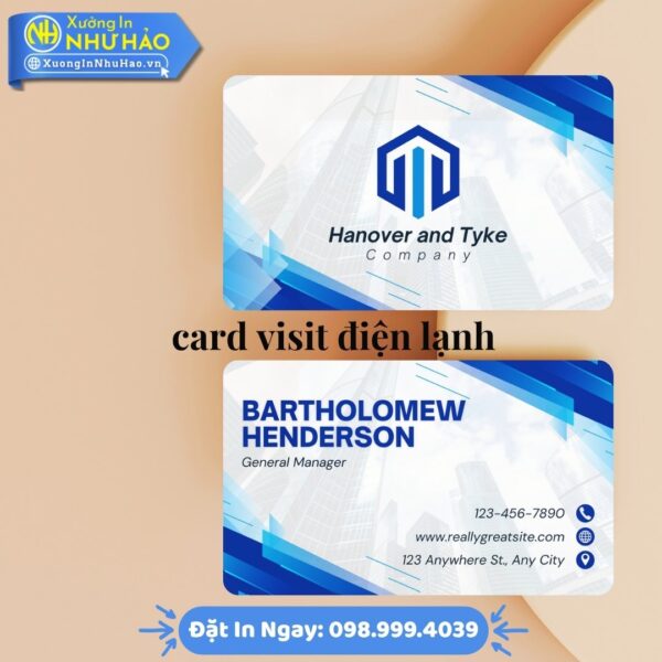 Địa Chỉ In Card Visit Điện Lạnh Uy Tín Toàn Quốc Tại Xưởng In Như Hảo: Chất Liệu Giấy, Nhựa PVC Bền Đẹp, Giá Hấp Dẫn