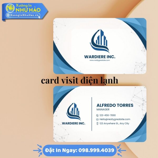 Địa Chỉ In Card Visit Điện Lạnh Uy Tín Toàn Quốc Tại Xưởng In Như Hảo: Chất Liệu Giấy, Nhựa PVC Bền Đẹp, Giá Hấp Dẫn