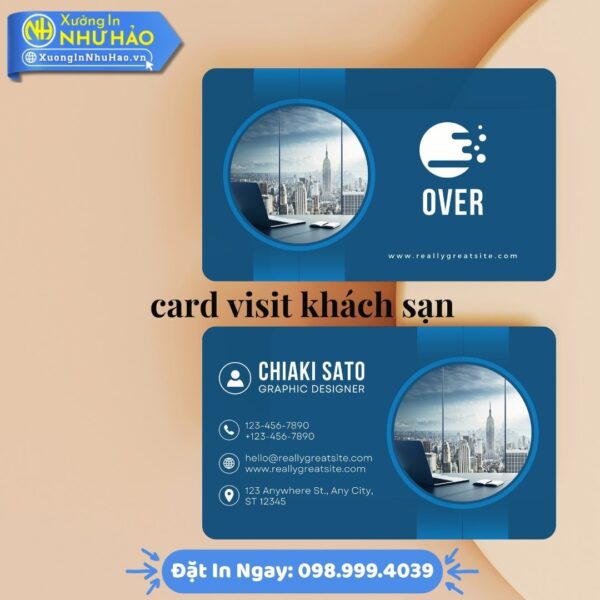 Giải Pháp Card Visit Khách Sạn Toàn Diện: Từ Thiết Kế Đến In Ấn Hoàn Thiện – Liên Hệ Ngay Xưởng In Như Hảo