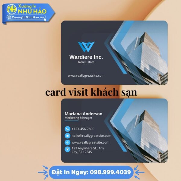 Giải Pháp Card Visit Khách Sạn Toàn Diện: Từ Thiết Kế Đến In Ấn Hoàn Thiện – Liên Hệ Ngay Xưởng In Như Hảo