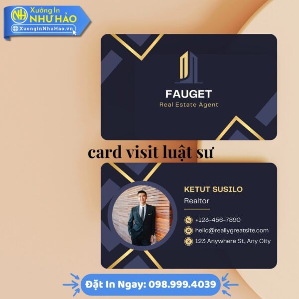 Nâng Tầm Thương Hiệu Với Card Visit Luật Sư Đẳng Cấp Từ Xưởng In Như Hảo. In Offset Sắc Nét, Bền Màu