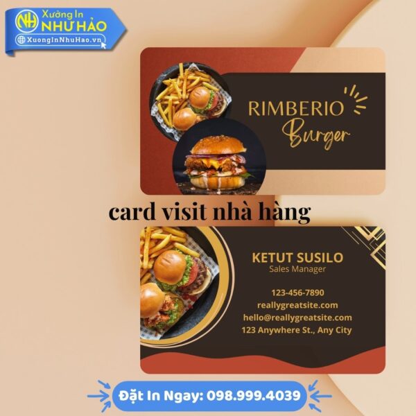 Xưởng In Như Hảo: Địa Chỉ In Card Visit Nhà Hàng Uy Tín, Chất Lượng Hàng Đầu. Hỗ Trợ Thiết Kế Miễn Phí