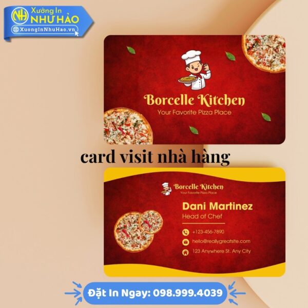 Xưởng In Như Hảo: Địa Chỉ In Card Visit Nhà Hàng Uy Tín, Chất Lượng Hàng Đầu. Hỗ Trợ Thiết Kế Miễn Phí
