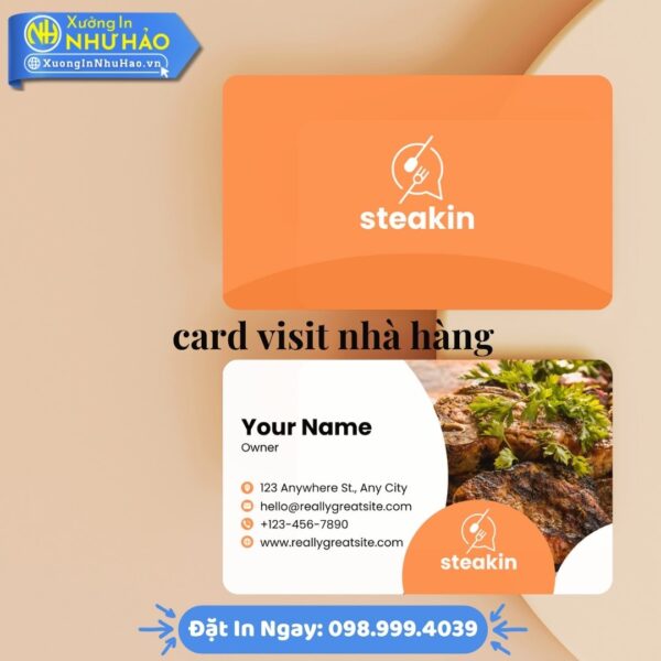 Xưởng In Như Hảo: Địa Chỉ In Card Visit Nhà Hàng Uy Tín, Chất Lượng Hàng Đầu. Hỗ Trợ Thiết Kế Miễn Phí