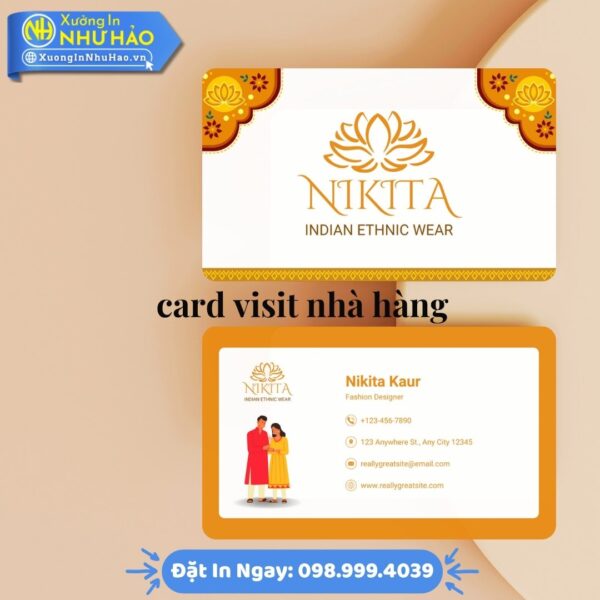 Xưởng In Như Hảo: Địa Chỉ In Card Visit Nhà Hàng Uy Tín, Chất Lượng Hàng Đầu. Hỗ Trợ Thiết Kế Miễn Phí