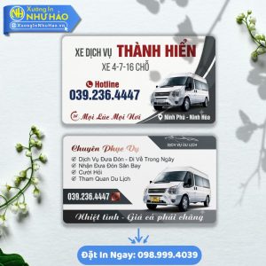 Đặt In Card Visit Nhà Xe Chất Lượng Cao Với Mẫu Mã Đẹp Thiết Kế Theo Yêu Cầu Giúp Tăng Trưởng Doanh Thu Thu Hút Khách Hàng Trung Thành
