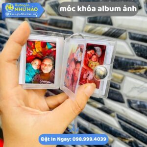 Móc Khóa Album Ảnh Theo Yêu Cầu: Mua Ngay Album Ảnh Mini Làm Móc Khóa Lưu Giữ Kỷ Niệm Từ Như Hảo