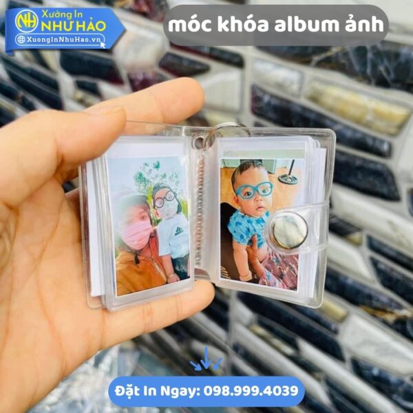Móc Khóa Album Ảnh Theo Yêu Cầu: Mua Ngay Album Ảnh Mini Làm Móc Khóa Lưu Giữ Kỷ Niệm Từ Như Hảo