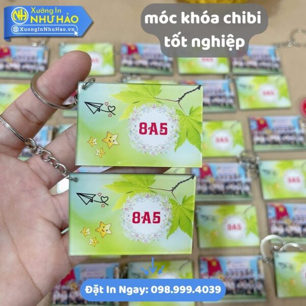 Mua Móc Khóa Chibi Tốt Nghiệp Theo Yêu Cầu - In Hình Ảnh Giá Tại Xưởng