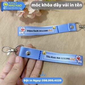 Bí Quyết Chọn Móc Khóa Dây Vải In Tên Theo Yêu Cầu Đẹp Và Bền Lâu Tại Xưởng Như Hảo