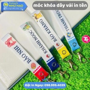 Bí Quyết Chọn Móc Khóa Dây Vải In Tên Theo Yêu Cầu Đẹp Và Bền Lâu Tại Xưởng Như Hảo