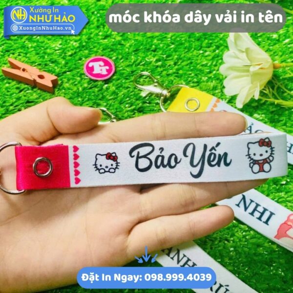 Bí Quyết Chọn Móc Khóa Dây Vải In Tên Theo Yêu Cầu Đẹp Và Bền Lâu Tại Xưởng Như Hảo