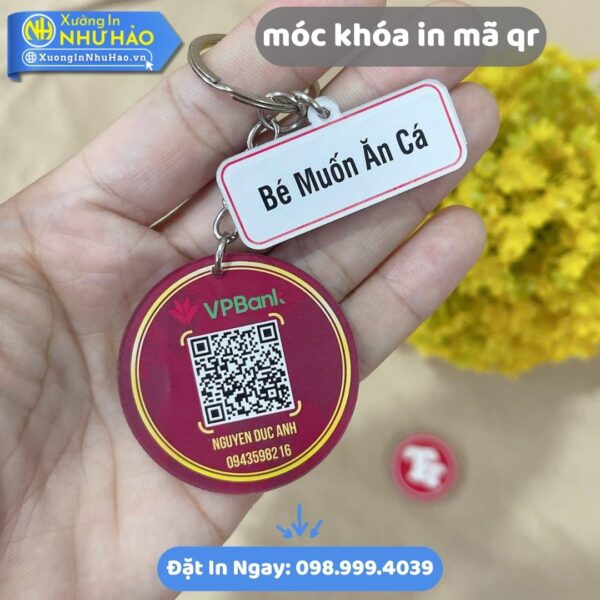 Móc Khóa In Mã QR: Giải Pháp Kết Nối Thông Minh, Tiện Lợi Và Đa Năng Cho Kỷ Nguyên Số