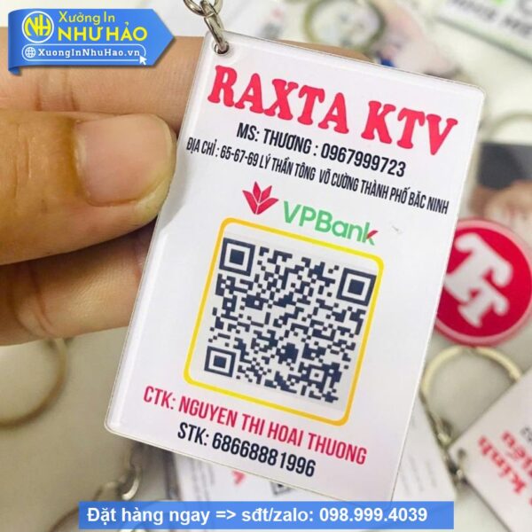 Móc Khóa In Mã QR: Giải Pháp Kết Nối Thông Minh, Tiện Lợi Và Đa Năng Cho Kỷ Nguyên Số