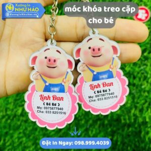 Móc Khóa Treo Cặp Cho Bé Theo Yêu Cầu: Thiết Kế Độc Đáo, In Tên Lớp, An Toàn, Giá Xưởng