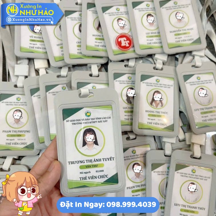 thẻ tên (1) Thẻ Đeo Ban Tổ Chức, Sự Kiện Theo Yêu Cầu, In Ảnh Rõ Nét, PVC Cao Cấp