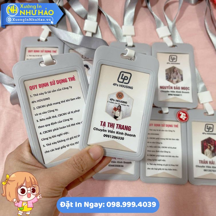 thẻ tên (2) Thẻ Đeo Ban Tổ Chức, Sự Kiện Theo Yêu Cầu, In Ảnh Rõ Nét, PVC Cao Cấp