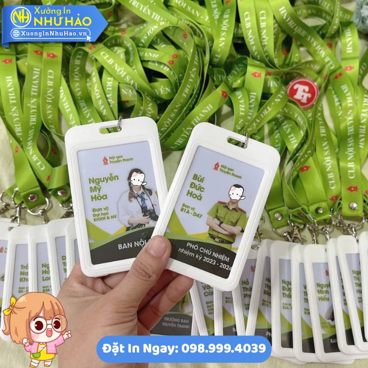 thẻ tên (3) Thẻ Đeo Ban Tổ Chức, Sự Kiện Theo Yêu Cầu, In Ảnh Rõ Nét, PVC Cao Cấp