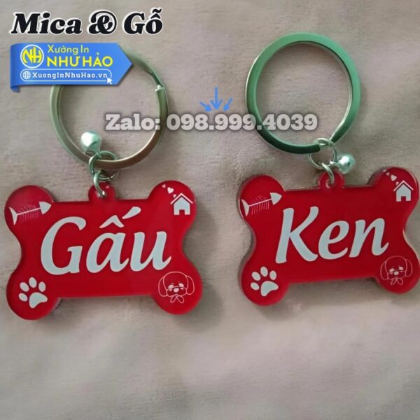 Đặt Làm Thẻ Tên Thú Cưng Theo Yêu Cầu Giá Rẻ, Giao Nhanh – Xưởng In Như Hảo