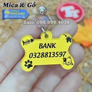Đặt Làm Thẻ Tên Thú Cưng Theo Yêu Cầu Giá Rẻ, Giao Nhanh – Xưởng In Như Hảo